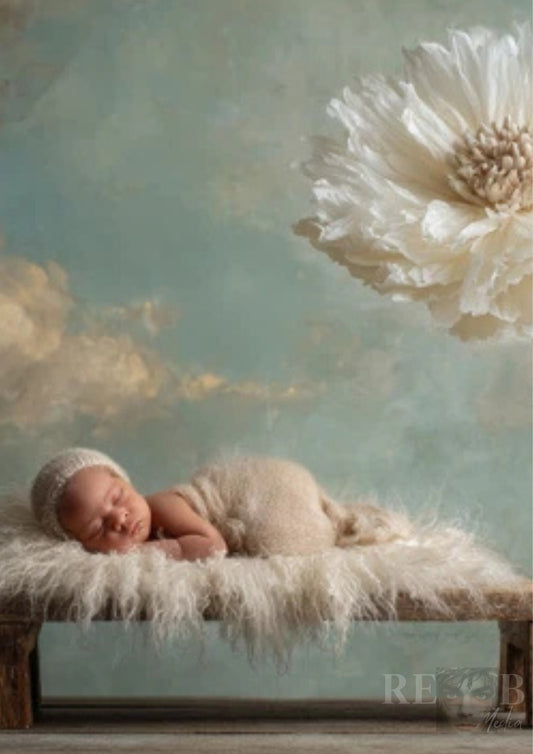 Still Before Becoming – Fine Art Baby Poster in Pastell | Printable Wall Art A2 Manche Bilder dekorieren keinen Raum. Sie beruhigen ihn. 🖤
