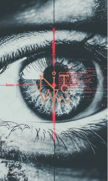 "CYBER-IRIS: Das Auge im Zeitalter der Daten" – Digitaler Kunstdruck