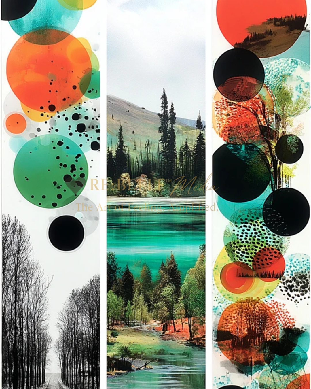 COLOR COLLISION™ Curated A2 Art Print Bundle — 8 Digital Downloads