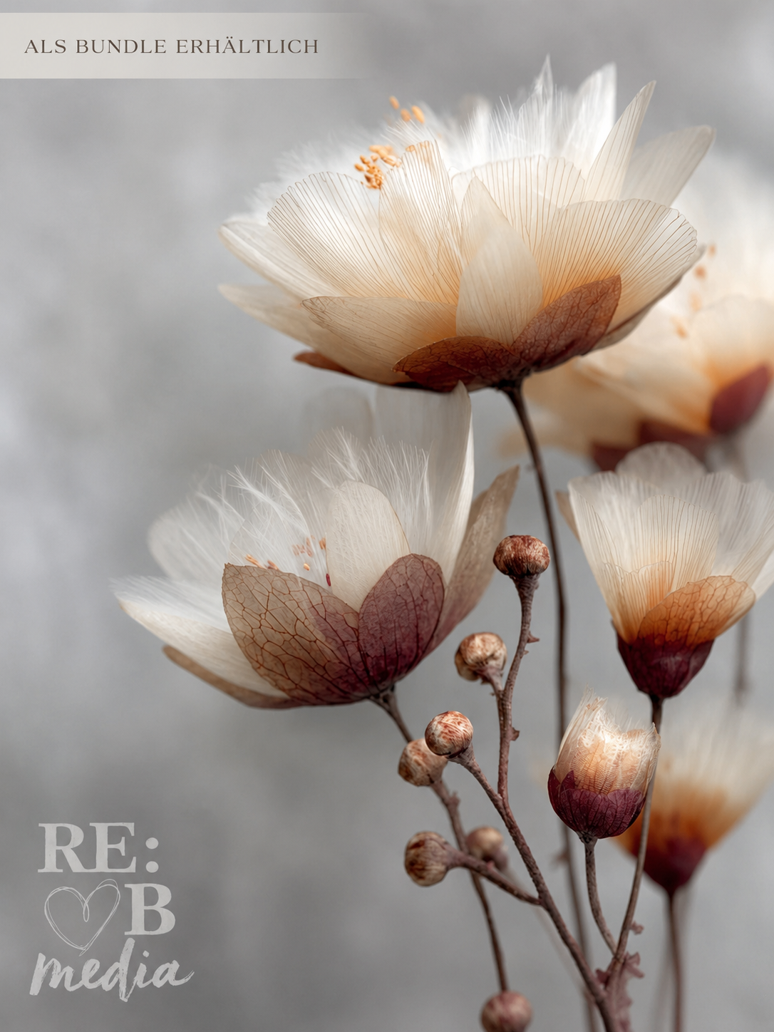 WHITE SILENCE — A2 Digital Poster Bundle | 18 Printable Fine Art Prints