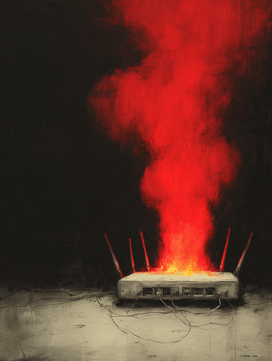 RED SIGNALS Poster-Serie | Digitale Wandkunst