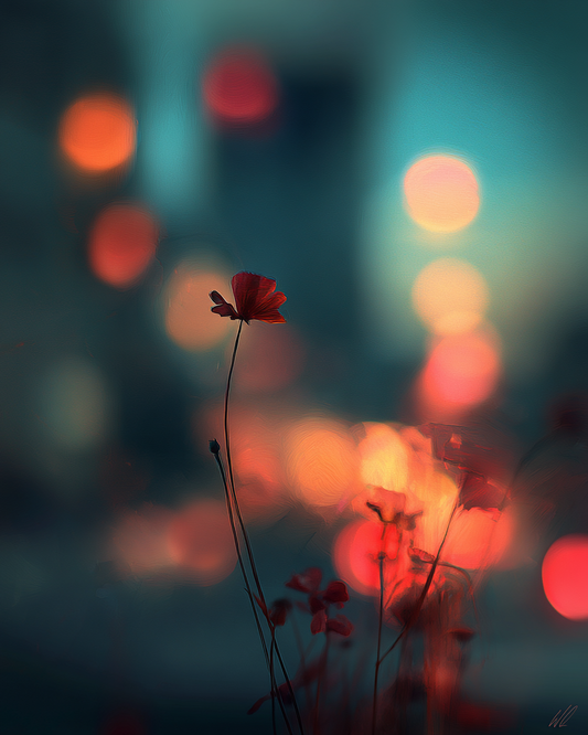 Midnight Silence – 4er Bundle | Bokeh Fine Art Poster Set (A2 Download, Moody Light Series) Du schaust hin. Und plötzlich wird es leise. Dieses 4er Bundle ist kein Bilderset – es ist ein Raum, der dich runterzieht… genau dahin, wo du wieder bei dir bist.