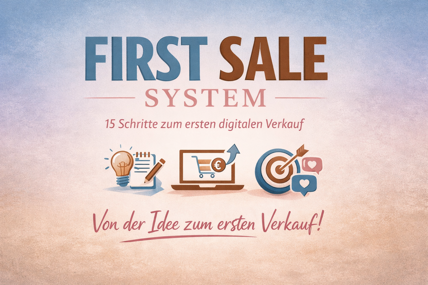 FIRST SALE SYSTEM. 15 Schritte zum ersten digitalen Verkauf