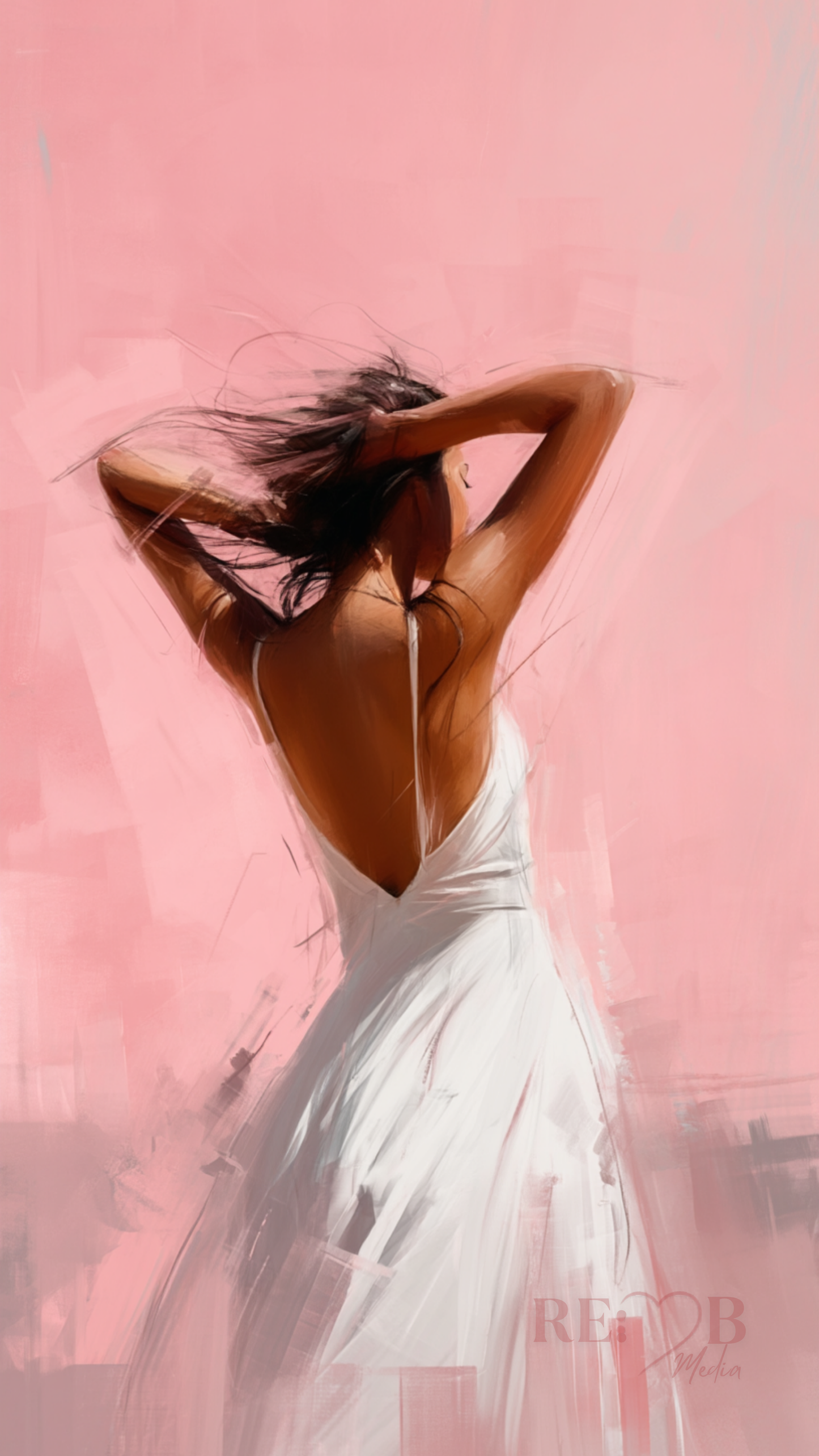 VEIL OF CALM – Soft Aesthetic Wallpaper Download 🖤