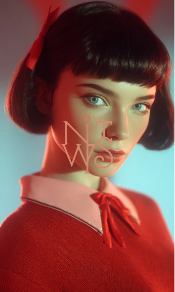 "Americana Dreamscapes: Eine Reise in Rot & Türkis" – Sofortiger Digitaler Kunstdruck