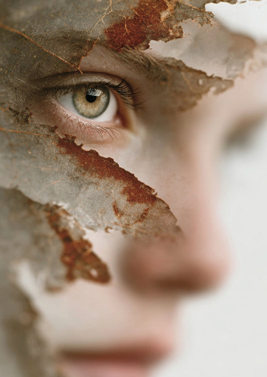 The Gaze – Abstrakte Portraitkunst als Download Manche Bilder schauen nicht zurück. Sie erkennen etwas in dir.  The Gaze ist digitale Wandkunst für Räume, die nicht dekorieren wollen, sondern eine Präsenz erzeugen. Still. Klar. Unübersehbar. 🖤
