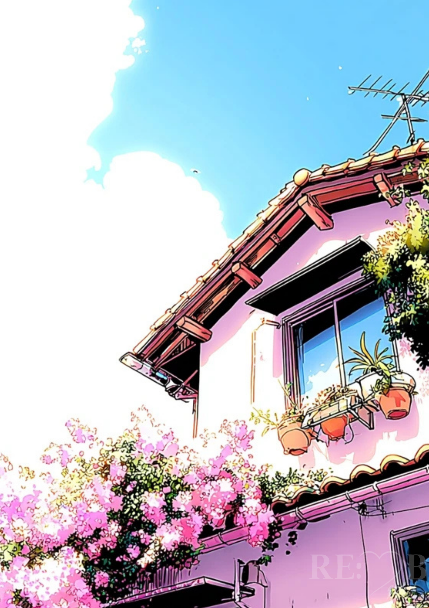 Kawaii Dreamscapes Poster Bundle Acht Motive wie kleine Tagträume. Zwischen Kirschblüten, Pastellhimmel und stillen Blicken entsteht ein Raum, der leichter atmet. Kein gewöhnliches Poster-Set. Eher eine sanfte Entscheidung für mehr Ruhe. 🖤