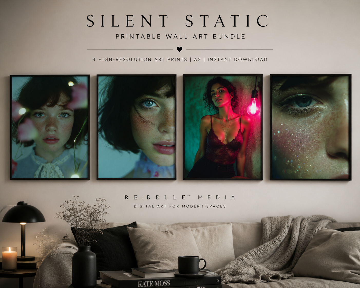 Silent Static — Manche Bilder dekorieren keinen Raum. Sie verändern seine Temperatur.  „Silent Static“ arbeitet mit Blicken, Lichtresten und dieser leisen Spannungen