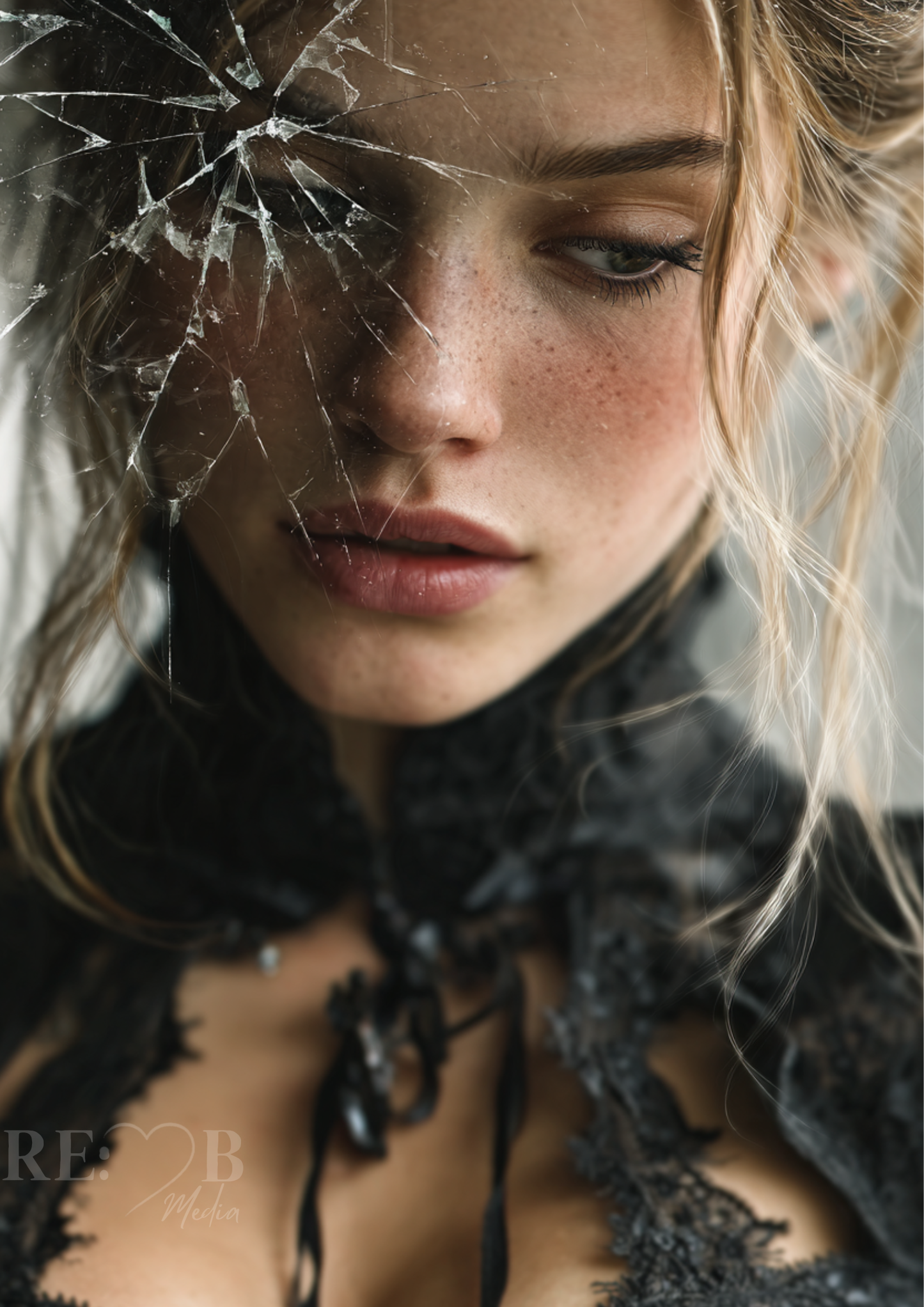 Whispers in Black – 20 Portrait Poster Bundle Zwanzig Portraits. Zwanzig stille Begegnungen. Eine Serie über Präsenz, Verletzlichkeit und die Kraft, gesehen zu werden. Printable Wall Art für Räume mit Tiefe und Haltung.