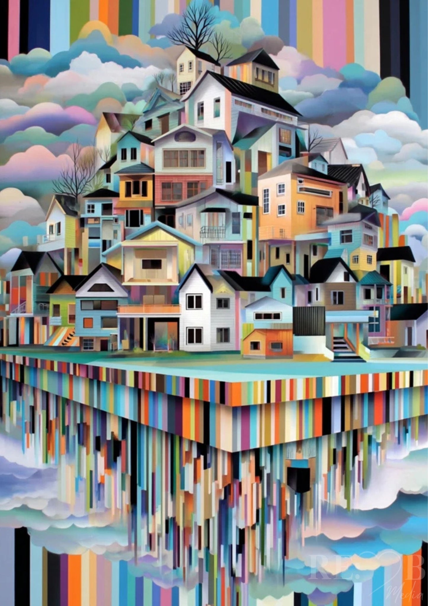 Chromatic Realities – Surreale Geometrie Poster Bundle | 8 Kunstwerke A2 Download Nicht alles ist sichtbar. Aber alles ist spürbar. Dieses Bundle verändert nicht deinen Raum. Es verändert, wie du ihn wahrnimmst.