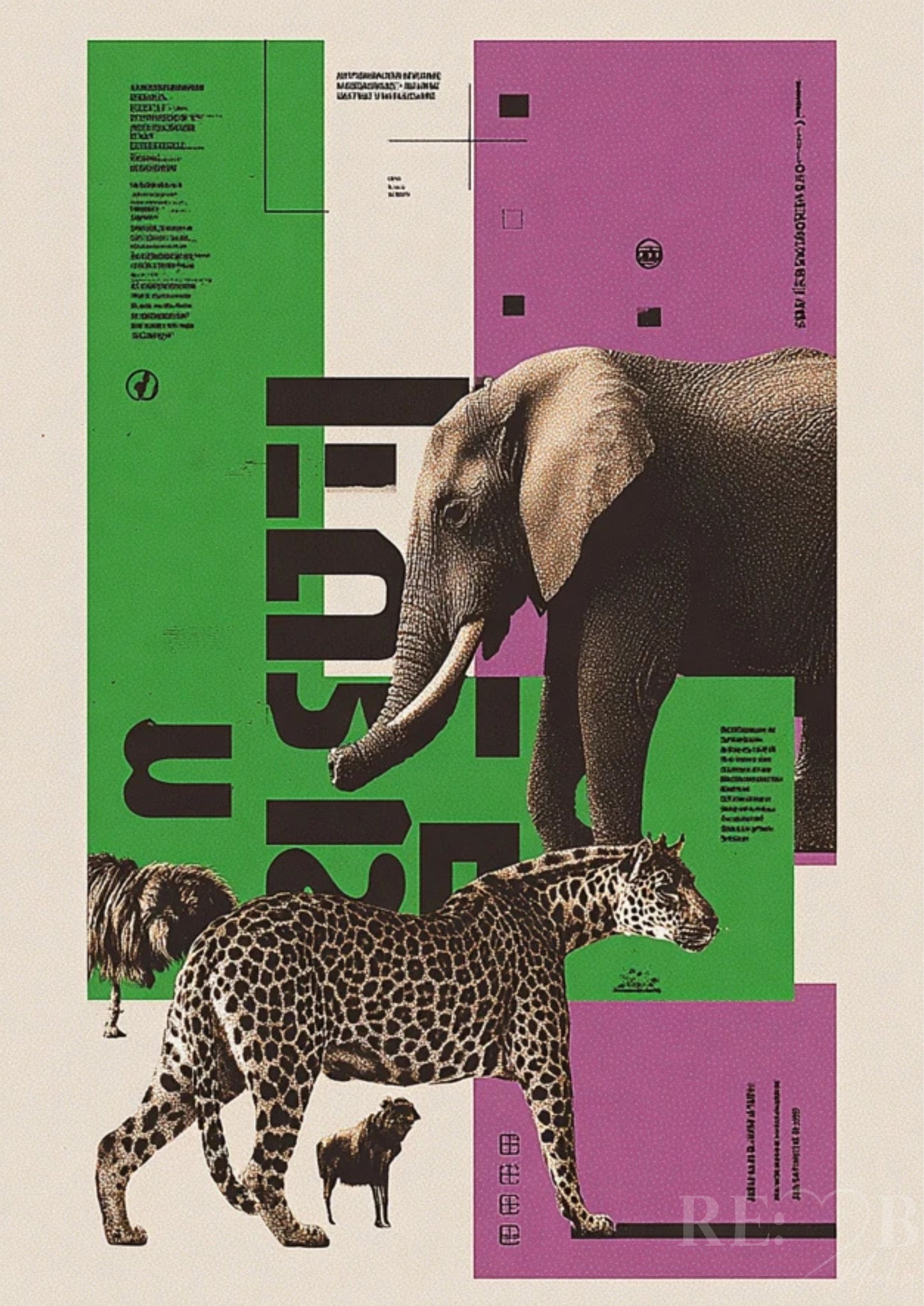 NEON INSTINCT Brutalist Nature & Graphic Silence Diese Serie wirkt wie Architektur für Gedanken. Zwischen Neon-Grün, staubigem Rosé und roher Struktur entsteht kein Dekor — sondern Spannung.