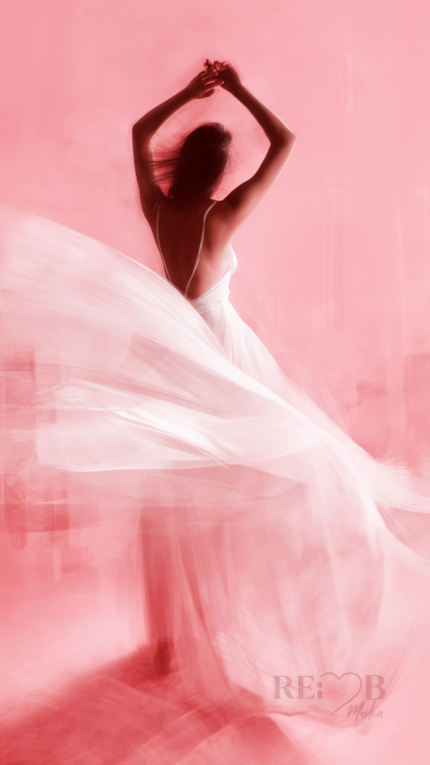 VEIL OF CALM – Soft Aesthetic Wallpaper Download 🖤