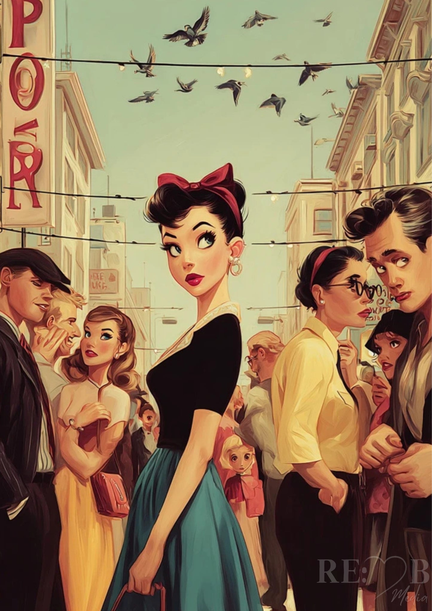 RE:TRO DREAMS™ – Vintage Printable Poster Collection Nicht alles Nostalgische will zurück. Manches will nur erinnern, wie sich Haltung anfühlt. 🖤
