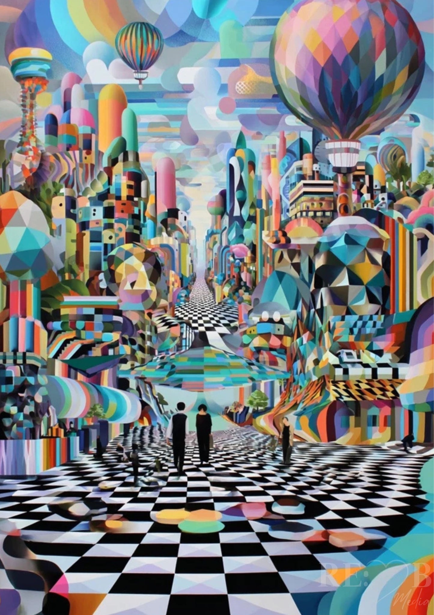 Chromatic Realities – Surreale Geometrie Poster Bundle | 8 Kunstwerke A2 Download Nicht alles ist sichtbar. Aber alles ist spürbar. Dieses Bundle verändert nicht deinen Raum. Es verändert, wie du ihn wahrnimmst.