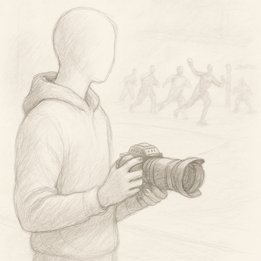 Handball-Fotografen Kunstwerk