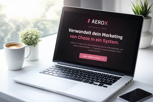 Aerox verwandelt dein Marketing von Chaos in ein System.