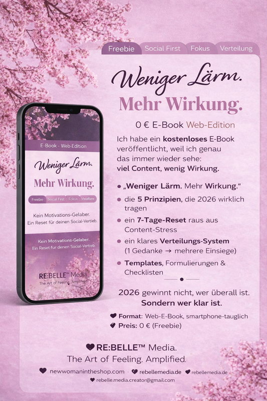 E-Book – Weniger Lärm. Mehr Wirkung.