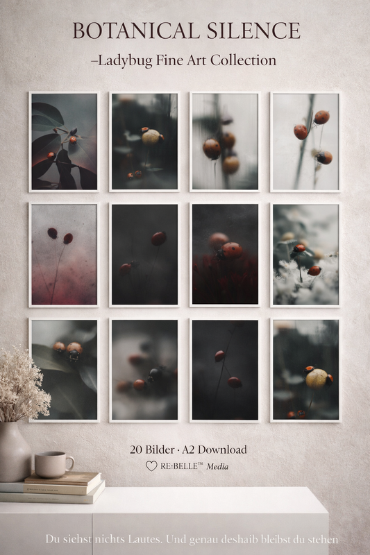 BOTANICAL SILENCE – Ladybug Fine Art Collection (20 Bilder · A2 Download)