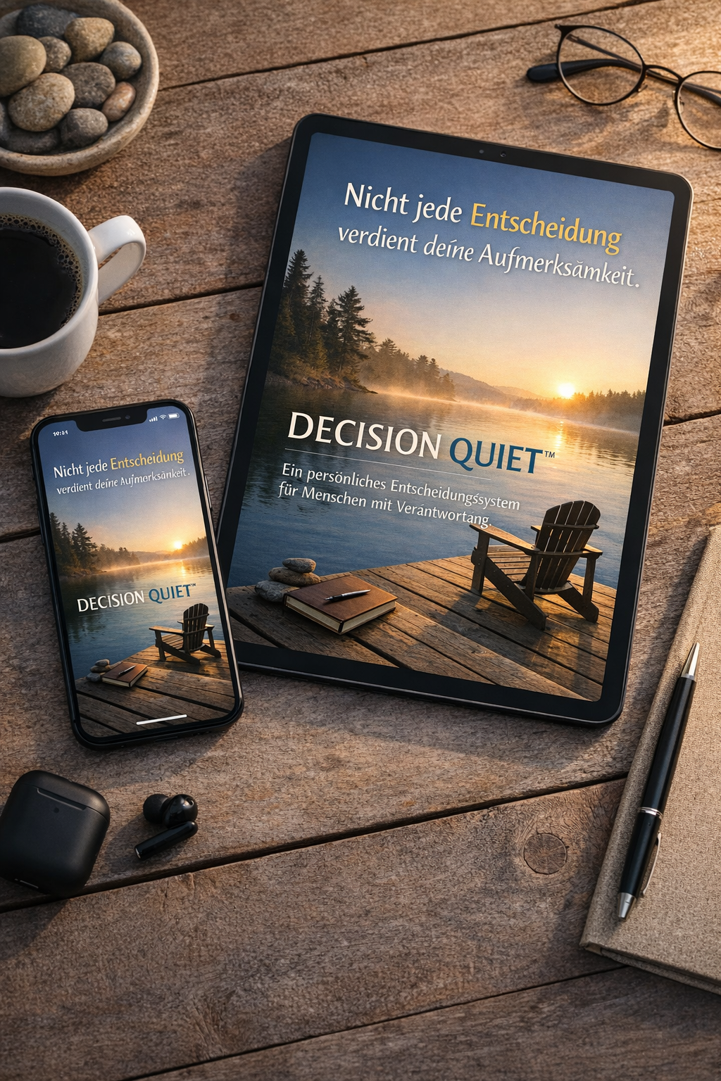 🖤 DECISION QUIET™  Ein persönliches Entscheidungssystem für Menschen mit Verantwortung.
