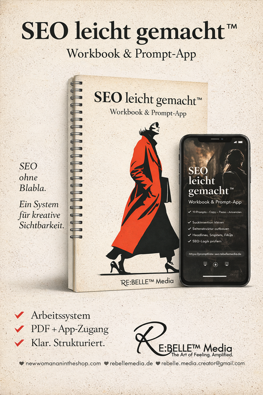 SEO leicht gemacht – Dein Workbook für kreative Sichtbarkeit