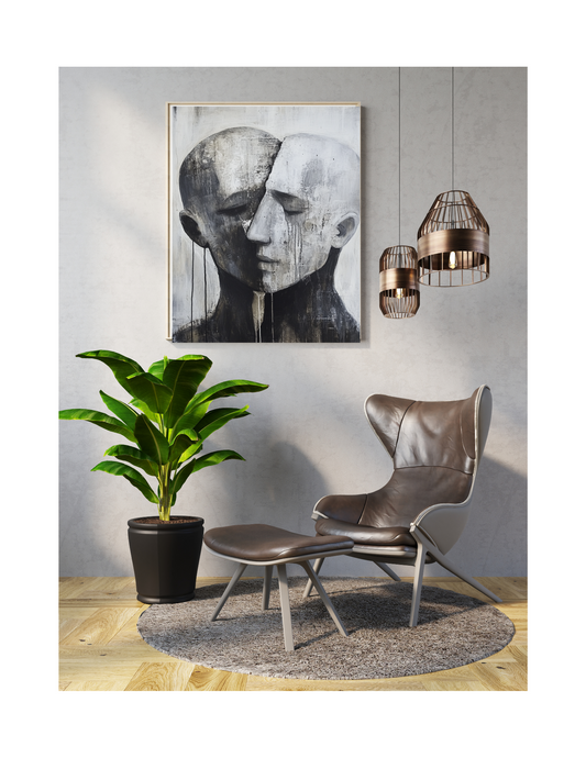 „Zwei Seiten einer Wahrheit“ – Digitales Kunstposter (Download)