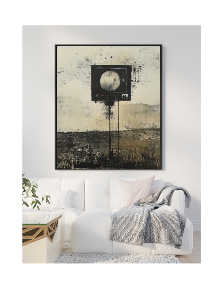 „Kein Empfang“ – Surreales Digitalposter (Download)