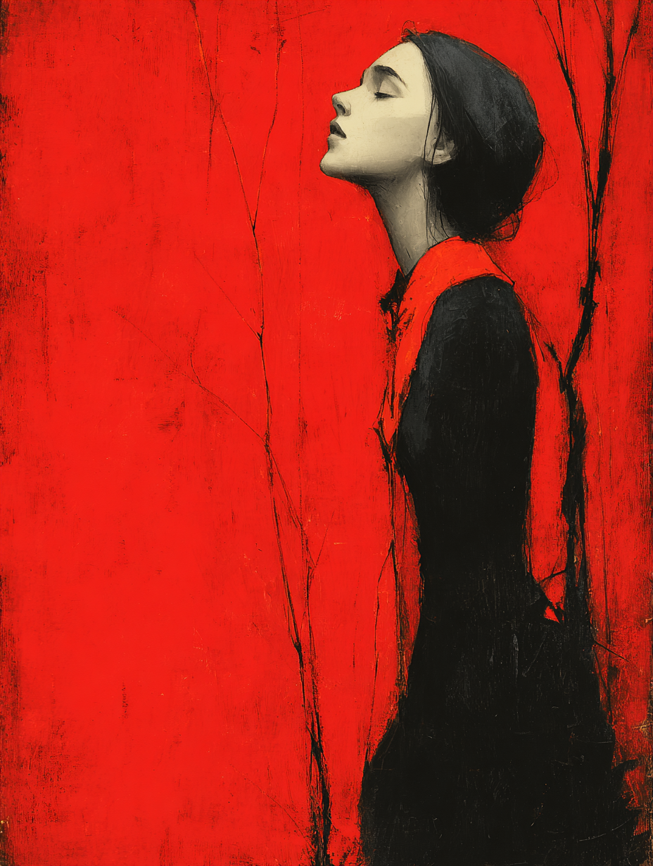 RED SIGNALS Poster-Serie | Digitale Wandkunst