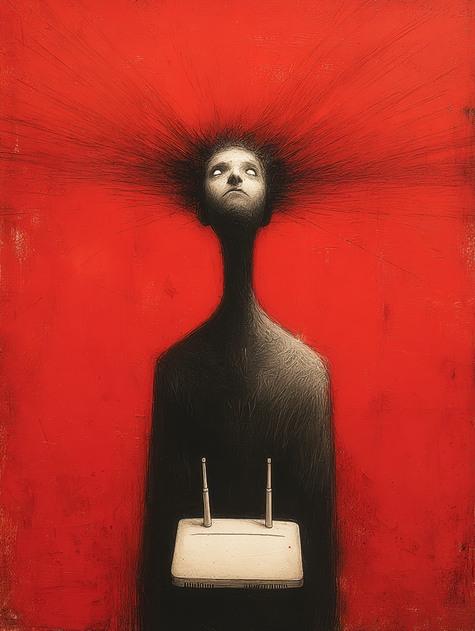 RED SIGNALS Poster-Serie | Digitale Wandkunst
