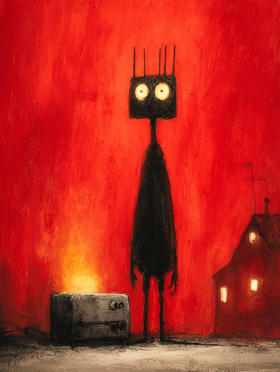 RED SIGNALS Poster-Serie | Digitale Wandkunst