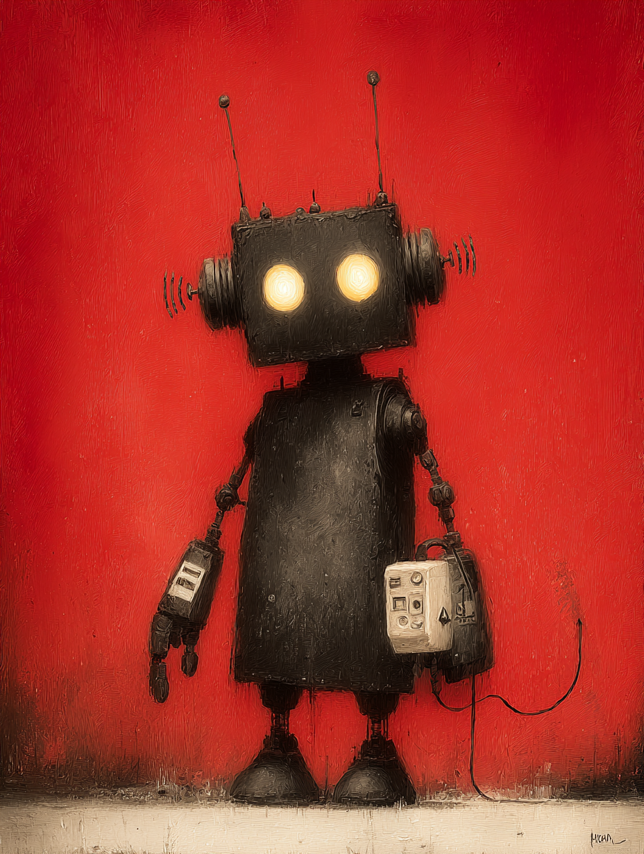 RED SIGNALS Poster-Serie | Digitale Wandkunst