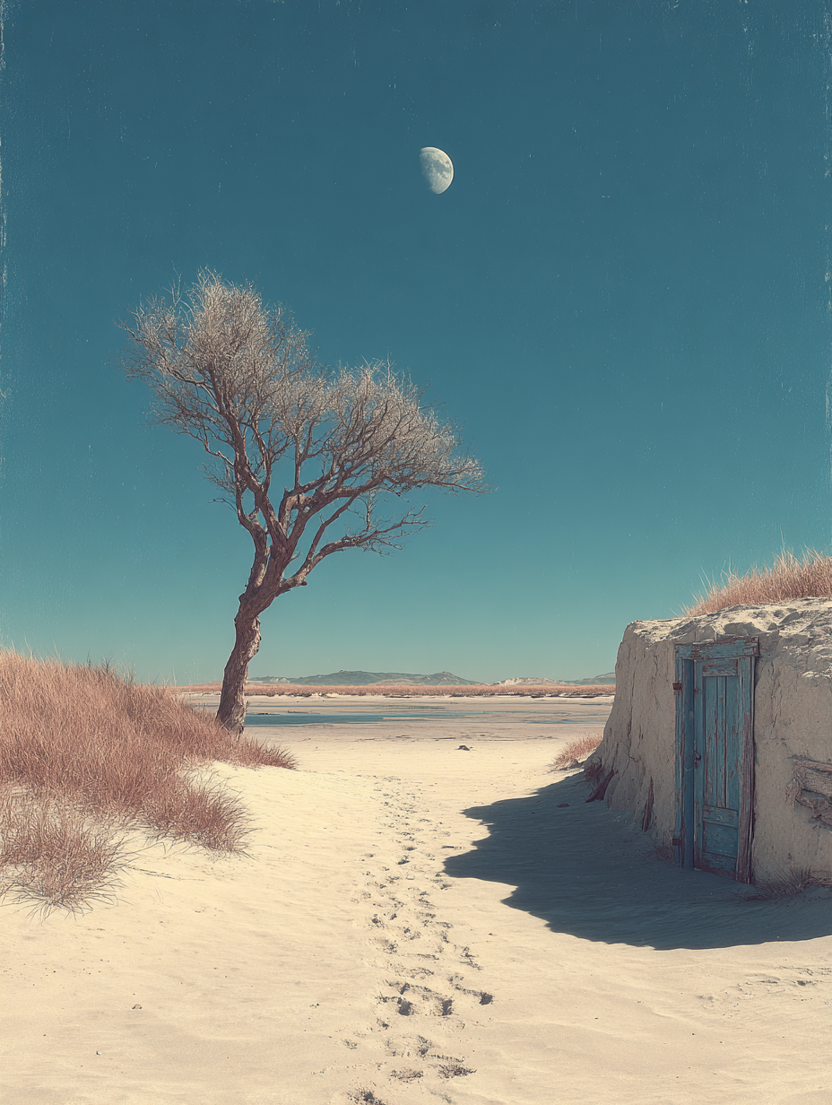 Kleiner Strand. Große Erinnerung. A2 Poster Download