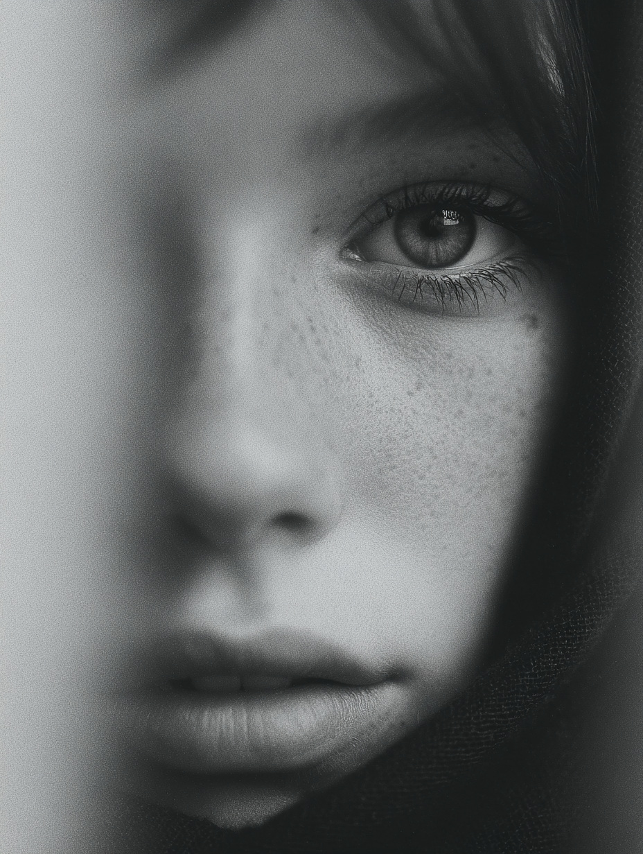 THE GAZE – Silent Observer Series | Digitale Wandkunst A2 als Printable Poster
