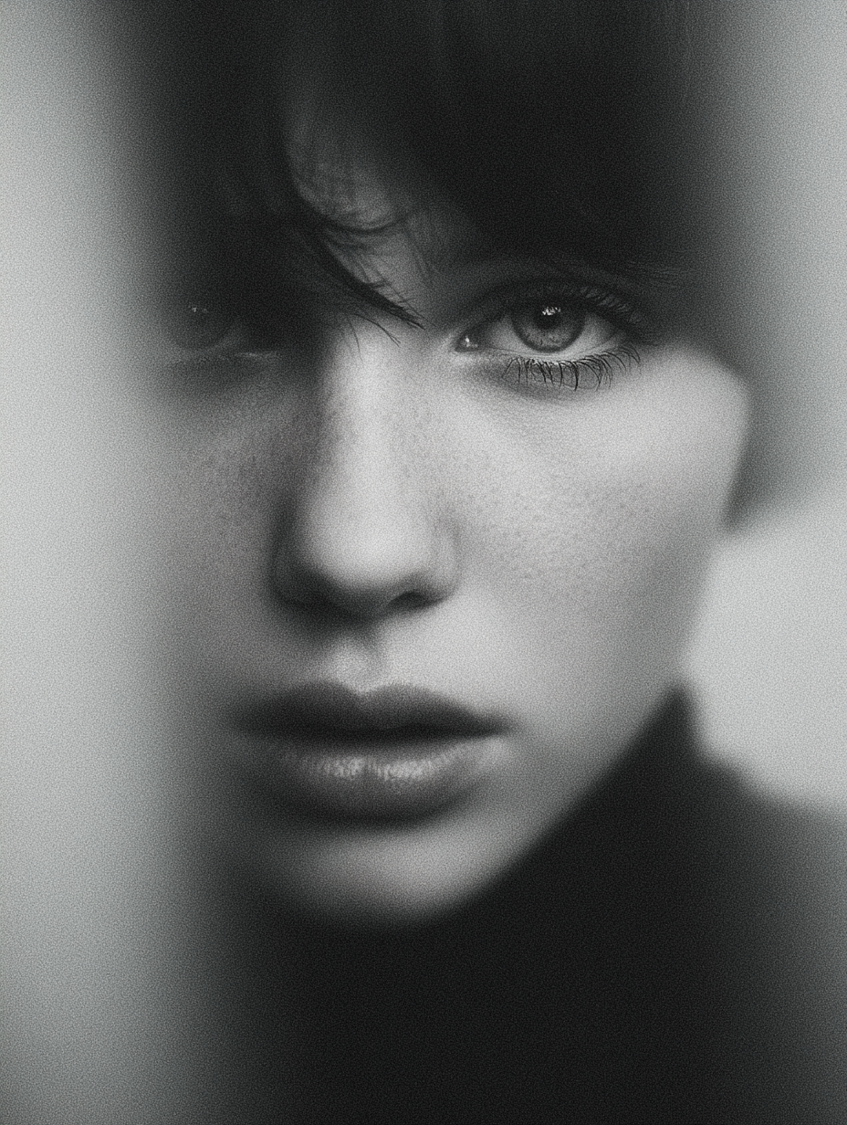 THE GAZE – Silent Observer Series | Digitale Wandkunst A2 als Printable Poster