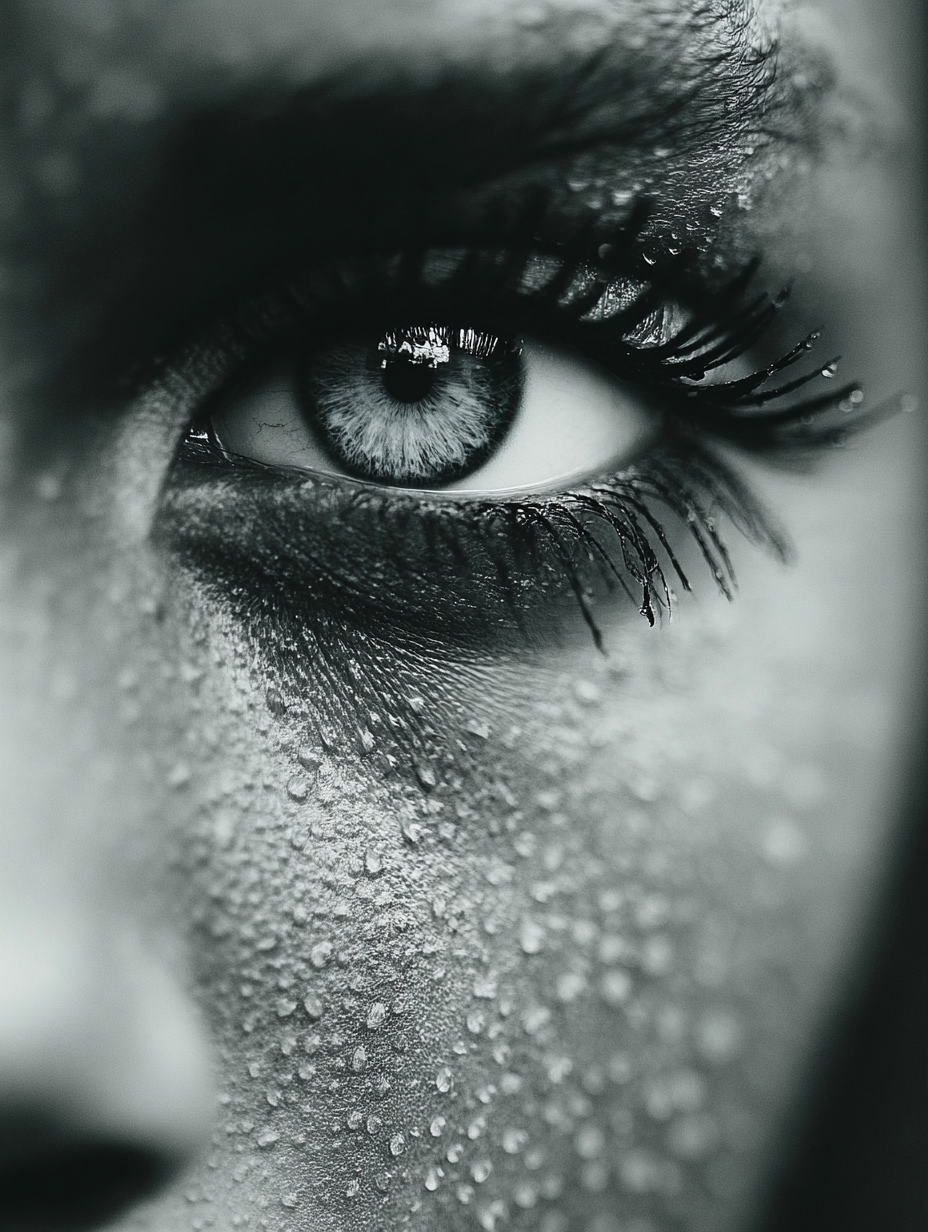 THE GAZE – Silent Observer Series | Digitale Wandkunst A2 als Printable Poster