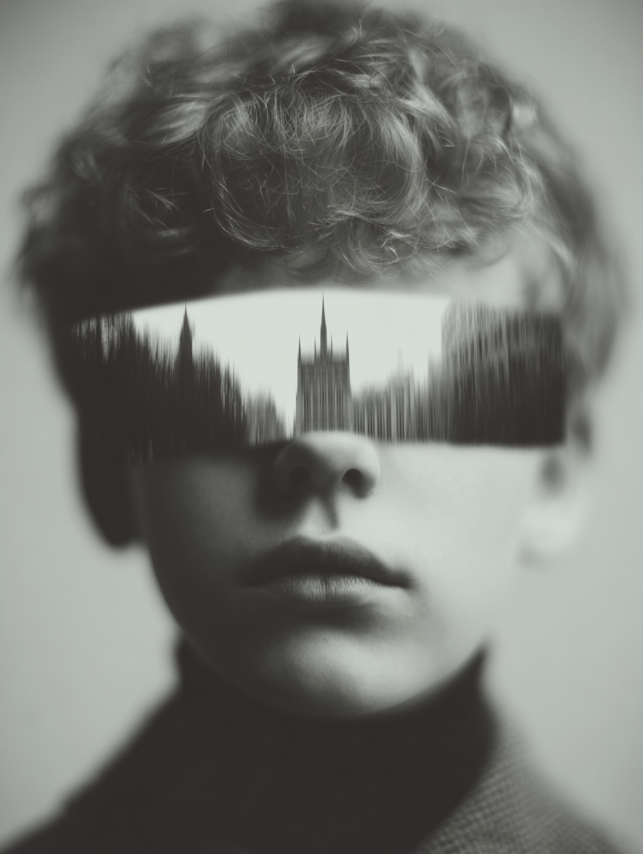 THE GAZE – Silent Observer Series | Digitale Wandkunst A2 als Printable Poster