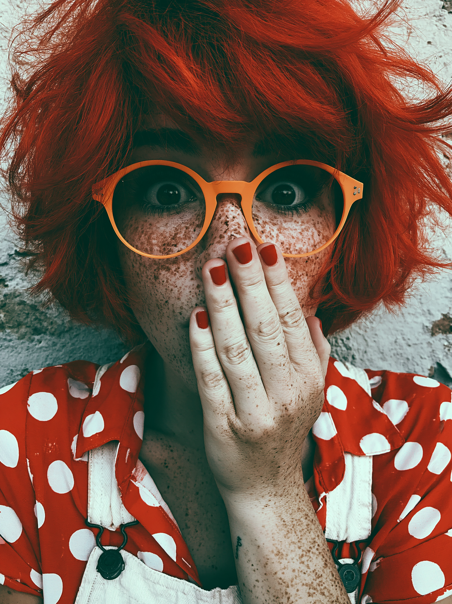 Freckled Shock – Digital Pop Art Poster