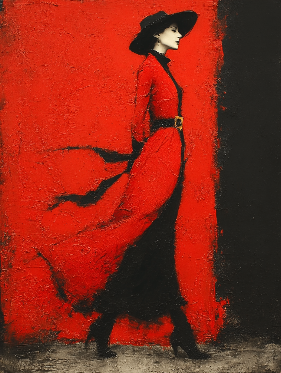 RED SIGNALS Poster-Serie | Digitale Wandkunst