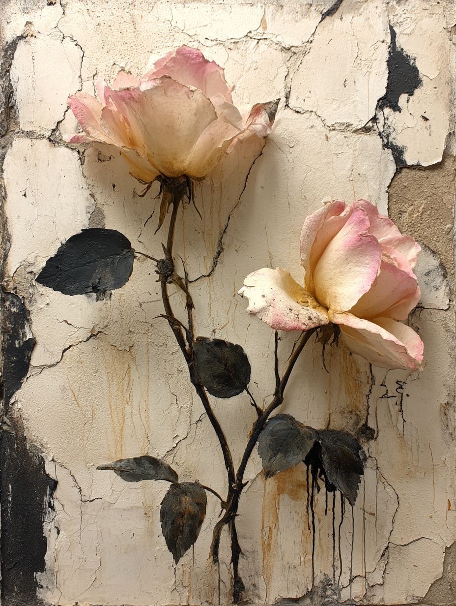 Soft Ruins – Digitale Wandkunst von 🖤 RE:BELLE™ Media