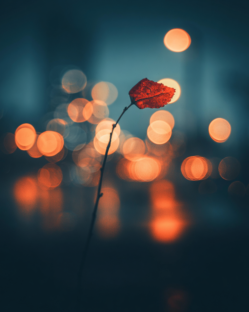 Midnight Silence – 4er Bundle | Bokeh Fine Art Poster Set (A2 Download, Moody Light Series) Du schaust hin. Und plötzlich wird es leise.  Dieses 4er Bundle ist kein Bilderset – es ist ein Raum, der dich runterzieht… genau dahin, wo du wieder bei dir bist.