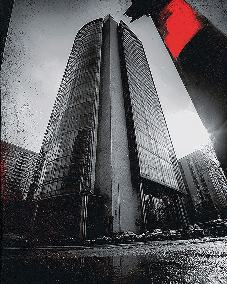 Berlin Noir Skyline Poster Download – Urbane Wandkunst