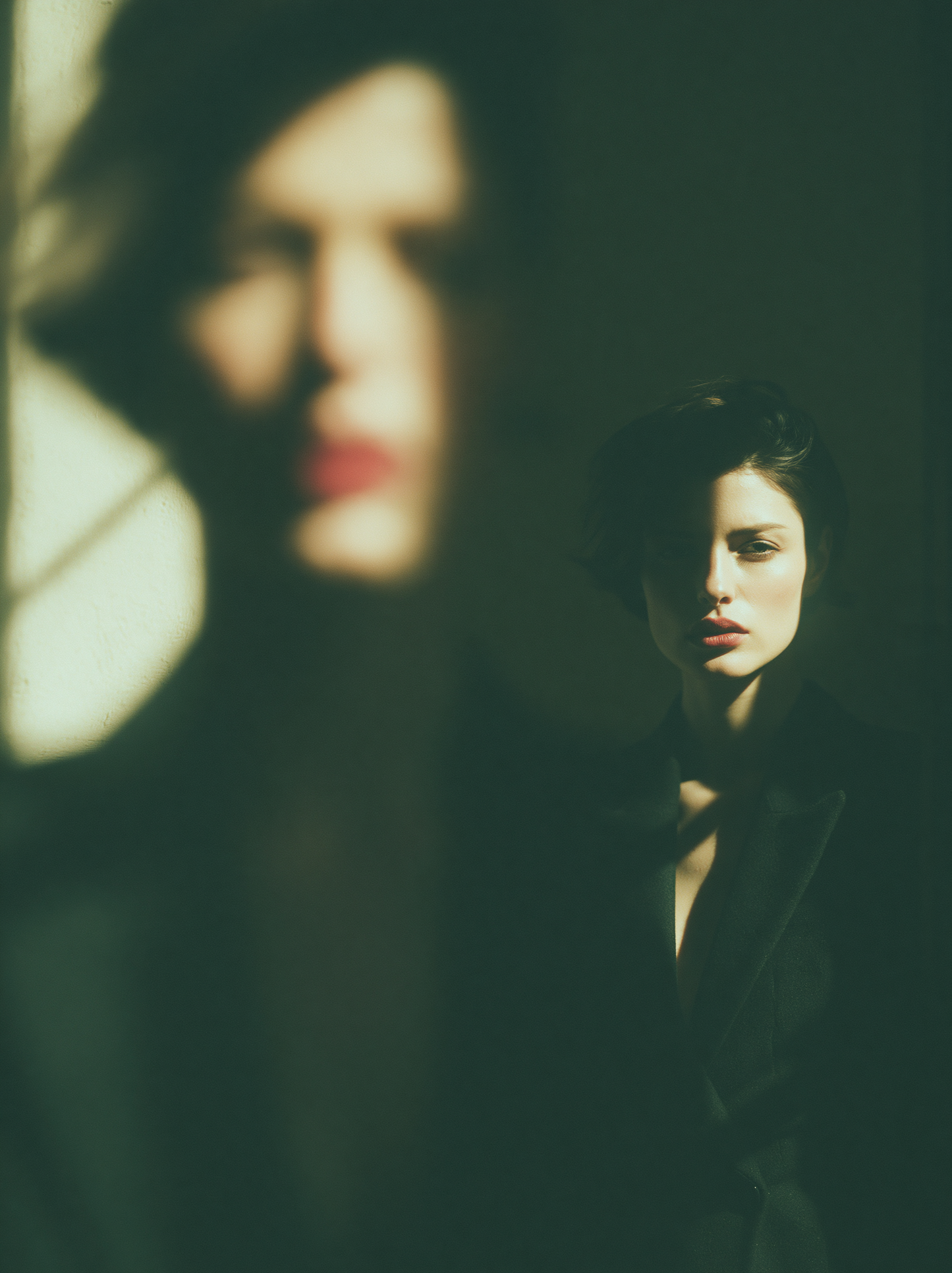 The Shadow She Outgrew – Digital Portrait Poster