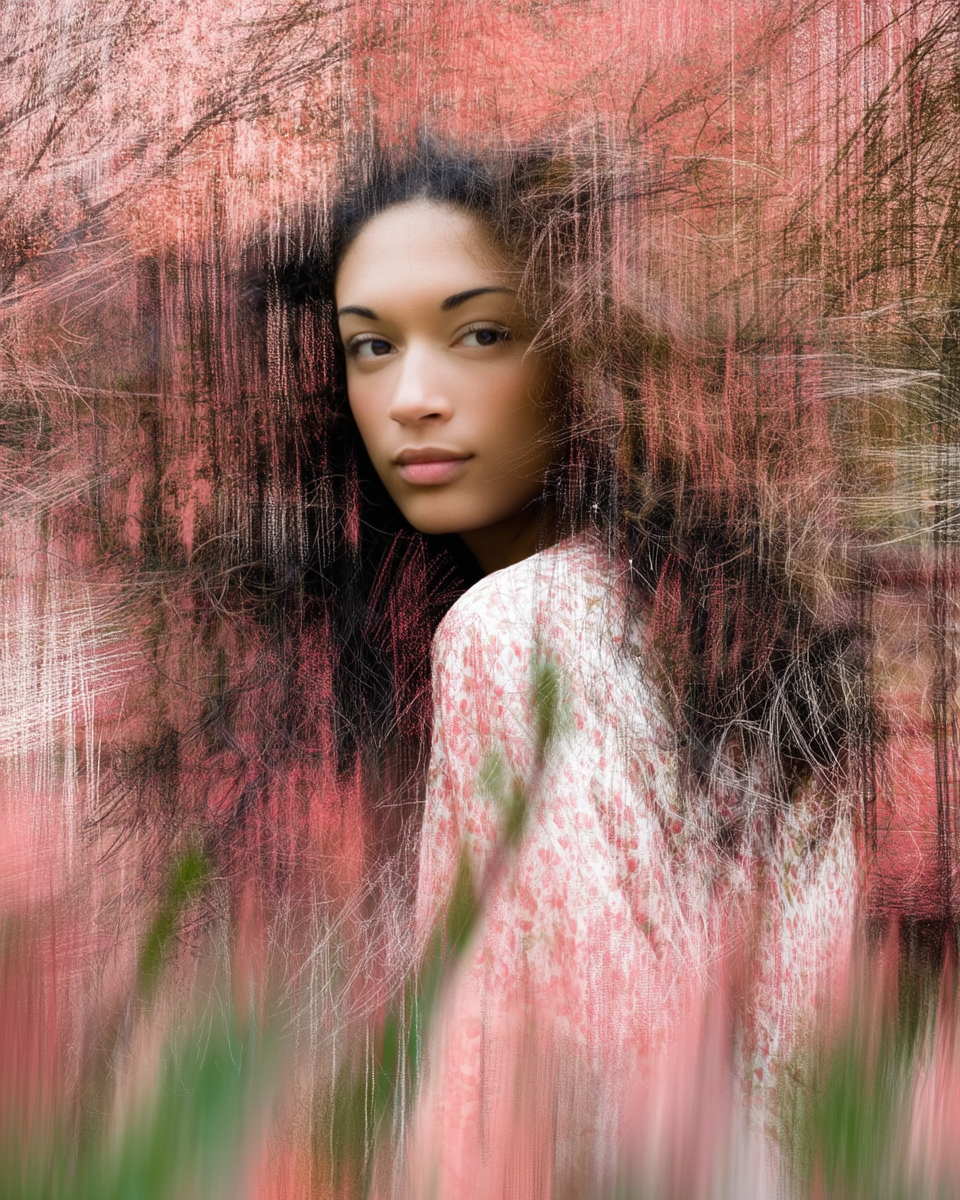 Blush Silence – Zarte Bewegung im Rosé | A2 Printable Poster Download Ein Moment zwischen Bewegung und Stille. Weich. Fließend. Fast nicht greifbar – und genau deshalb so stark. Dieses Poster bringt Ruhe, ohne leise zu sein.