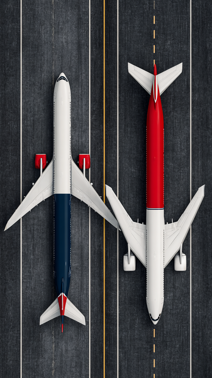 RUNWAY DIALOGUES™ – 4er Aviation Poster Bundle | Digitale Wandkunst A2