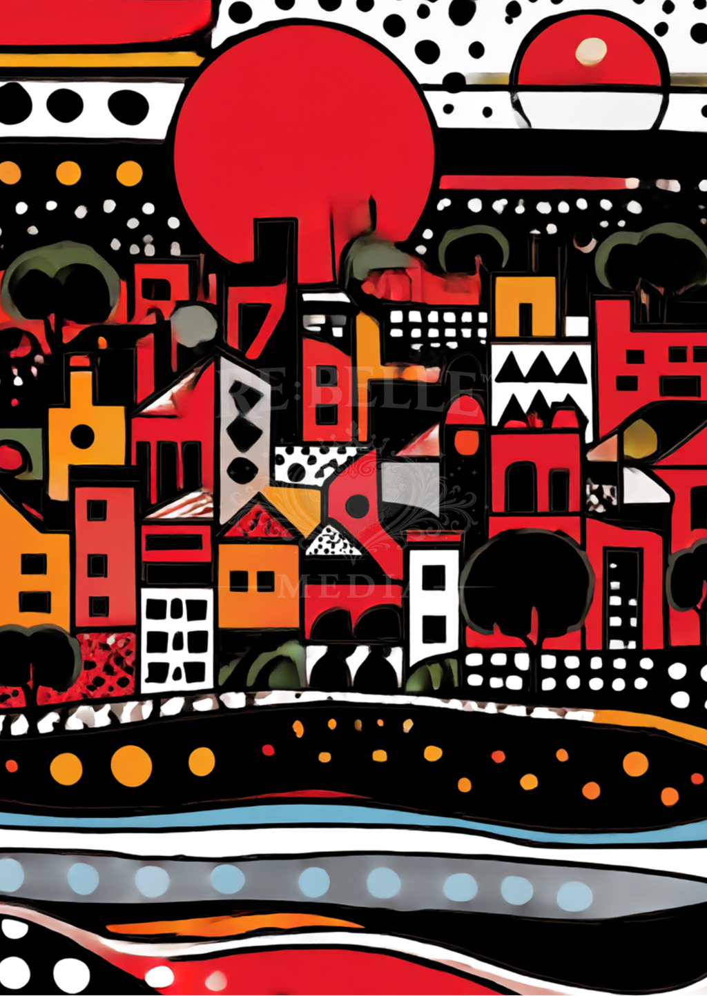 Stadt. Schachbrett. Schlag ins Herz