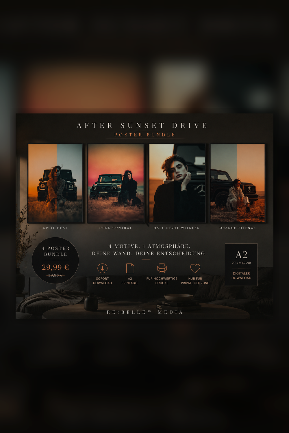After Sunset Drive – A2 Poster Download