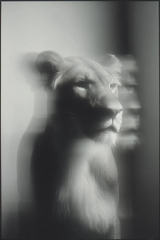 THE GAZE – Silent Observer Series | Digitale Wandkunst A2 als Printable Poster
