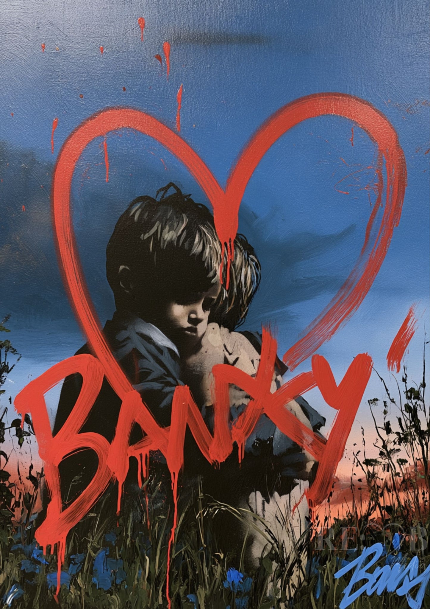 Banksy-Inspired Bundle – Stille Rebellion & verlorene Unschuld | 19 A2 Poster Set Nicht laut. Aber unmöglich zu übersehen. Dieses Bundle zeigt, was passiert, wenn Kunst nicht gefallen will – sondern trifft.