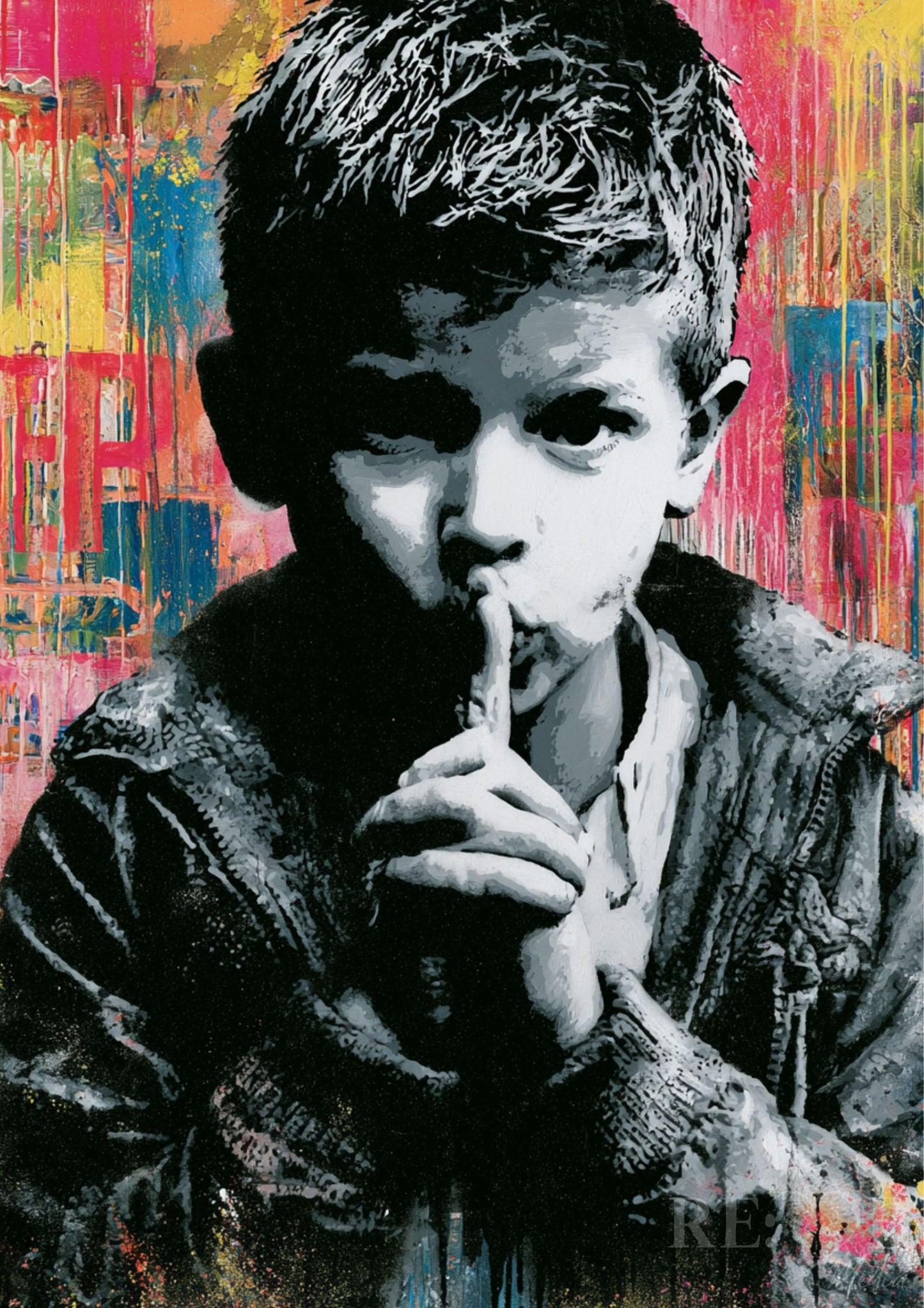 Banksy-Inspired Bundle – Stille Rebellion & verlorene Unschuld | 19 A2 Poster Set Nicht laut. Aber unmöglich zu übersehen. Dieses Bundle zeigt, was passiert, wenn Kunst nicht gefallen will – sondern trifft.