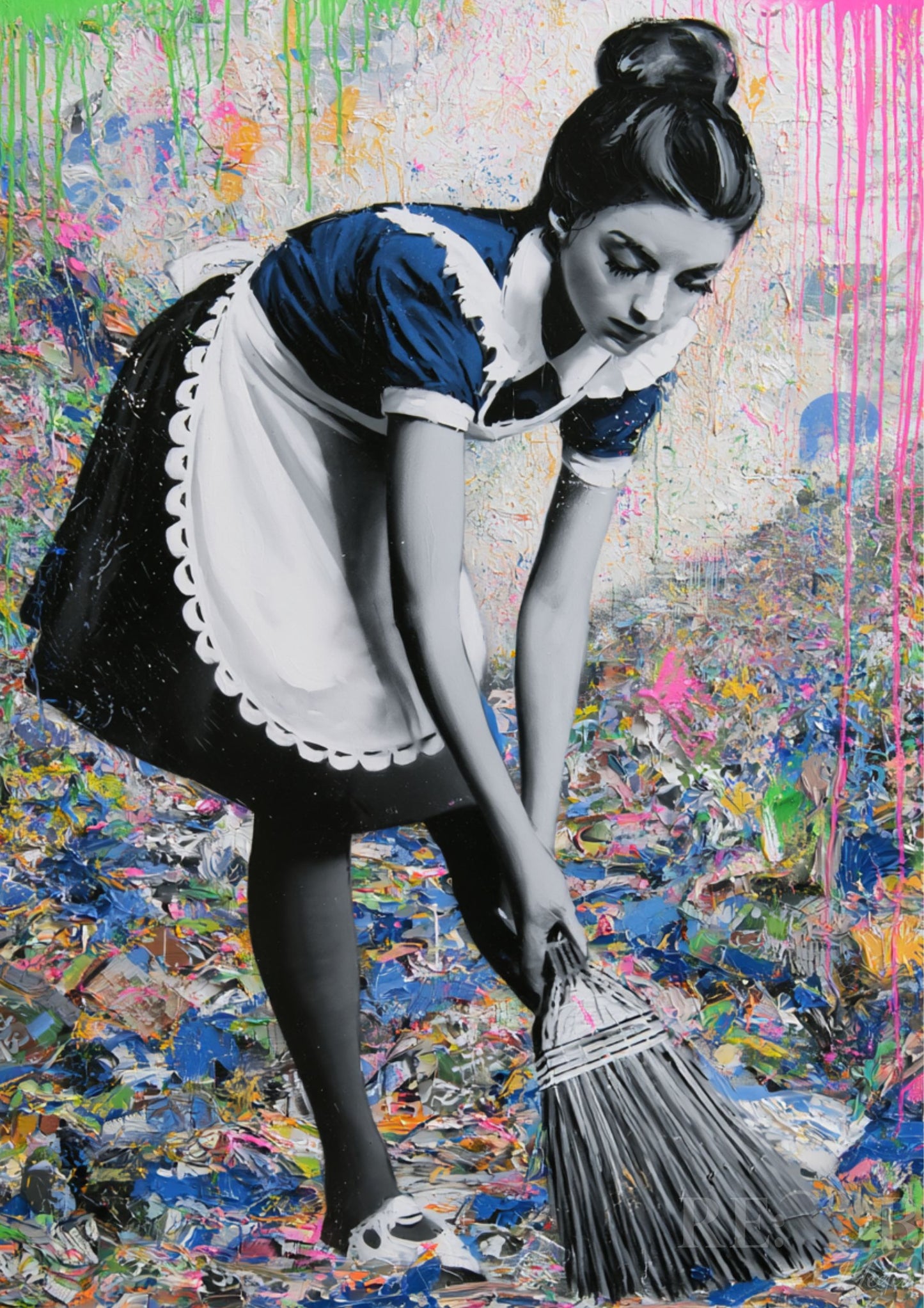 Banksy-Inspired Bundle – Stille Rebellion & verlorene Unschuld | 19 A2 Poster Set Nicht laut. Aber unmöglich zu übersehen. Dieses Bundle zeigt, was passiert, wenn Kunst nicht gefallen will – sondern trifft.