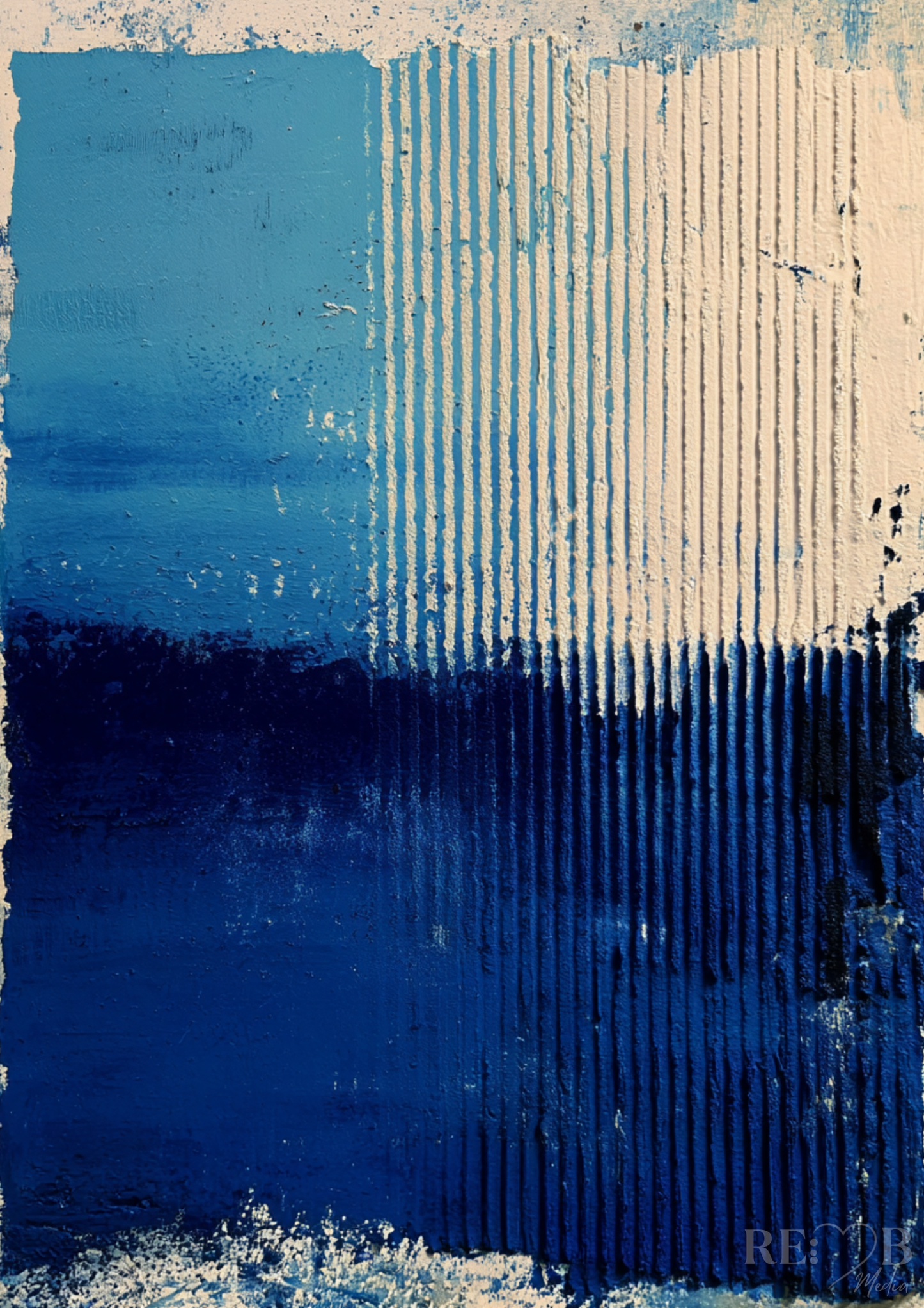 BLUE STRUCTURES – Minimalistische Wandkunst A2 Bundle | Abstrakte Linien & Ruhe als Premium Download Blau, reduziert auf das Wesentliche. BLUE STRUCTURES bringt Ruhe, Tiefe und Struktur in Räume, die Klarheit suchen.